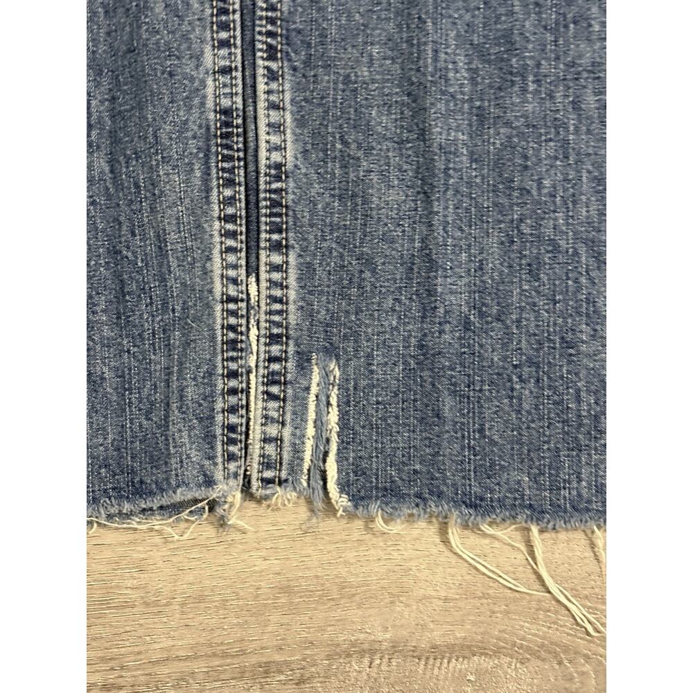 Vintage Lee Dungarees Dark Wash Baggy Carpenter Jeans Y2K Skater - Men’s 36x33 - Picture 5 of 10